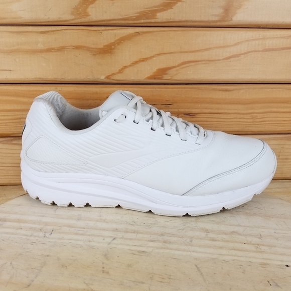 Brooks Addiction Walker Walking Shoes Womens Size 12 2A Narrow White Lace-up - Picture 7 of 11